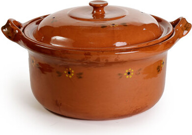 Ancient Cookware Mexican Clay Pot, Jumbo, Terracotta