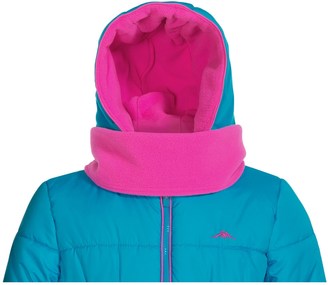 Pacific Trail Puffer Coat with Fleece Neck Gaiter - Fleece Lined (For Big Girls)