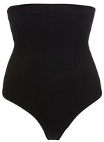 Thumbnail for your product : Charlotte Russe High-Waisted Control Top Thong Panties