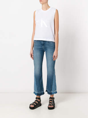 CK Calvin Klein Ck Jeans fringe hem jeans