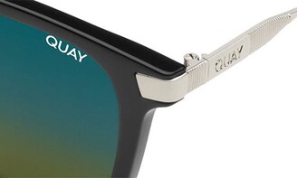 Quay x 'Love Island' Jackpot Remixed 50mm Polarized Round Sunglasses