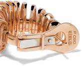 Thumbnail for your product : Mattia Cielo 18kt rose gold diamond Pavone earrings