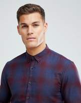 Thumbnail for your product : Tom Tailor Check Shirt In Navy & Burgundy