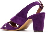 Thumbnail for your product : Michel Vivien Velvet Heeled Sandals