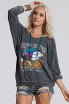 Thumbnail for your product : Chaser LA Born in the USA Oversized Raglan in Charcoal