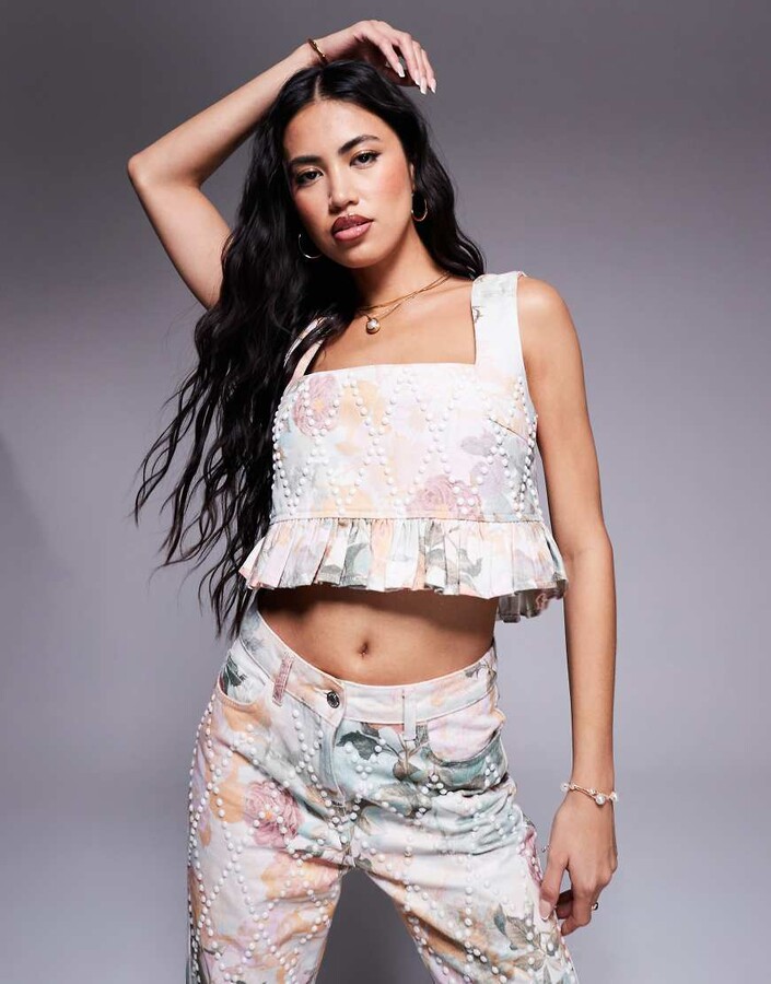 Asos Embellished Top ShopStyle