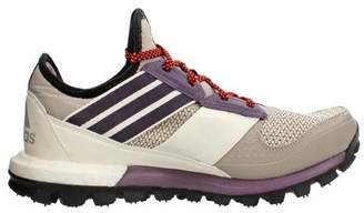 adidas Women's Response Trail Boost Hiking Shoe - Light Brown/White/Solar Red Hiking Shoes
