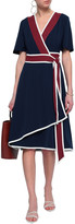 Thumbnail for your product : Tory Burch Color-block Cady Wrap Dress