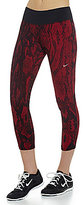 Thumbnail for your product : Nike Epic Run Lux Snake-Print Cropped Leggings