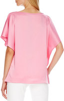 Thumbnail for your product : Michael Kors Satin Flutter-Sleeve Tunic