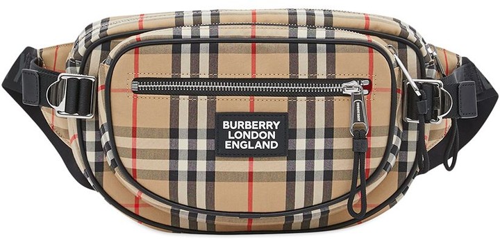 burberry vintage check belt bag