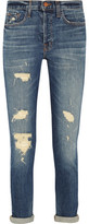 Thumbnail for your product : J Brand Georgia Distressed Mid-Rise Slim Boyfriend Jeans
