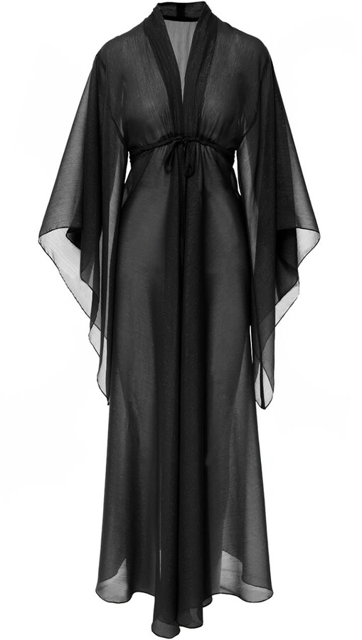 straight cut black dress