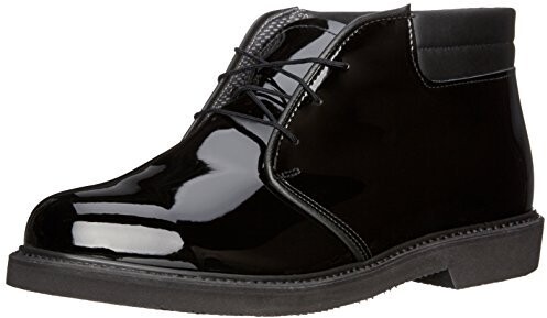 high gloss tactical boots