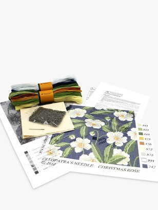 Cleopatra's Needle Christmas Rose Herb Pillow Tapestry Kit