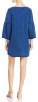 Thumbnail for your product : Side Stitch Bell Sleeve Chambray Tunic Dress