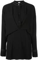 Thumbnail for your product : Loewe draped buttoned placket blouse