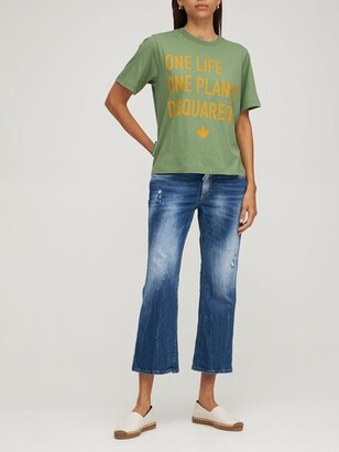 DSQUARED2 One Life One Planet printed t-shirt