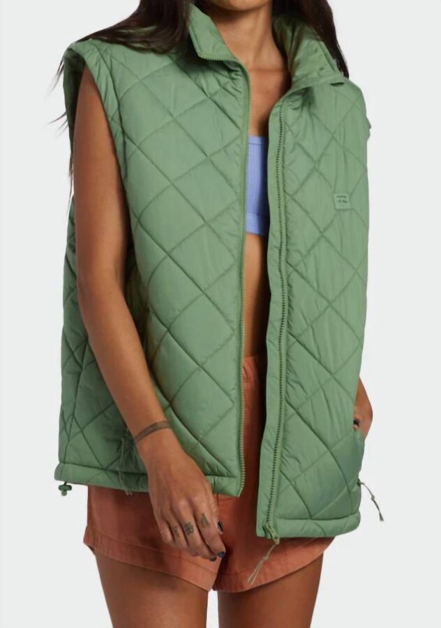 Billabong Transport Vest In Cloud Forest