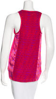 Thumbnail for your product : Adam Lippes Silk Abstract Print Top