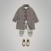 Thumbnail for your product : Burberry Childrens Houndstooth Check Wool Cashmere Blend Coat