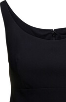 Thumbnail for your product : Theory Mini Black Flared Dress With U Neckline In Wool Blend Woman