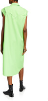 Thumbnail for your product : MM6 MAISON MARGIELA Sleeveless Yoked Midi Dress