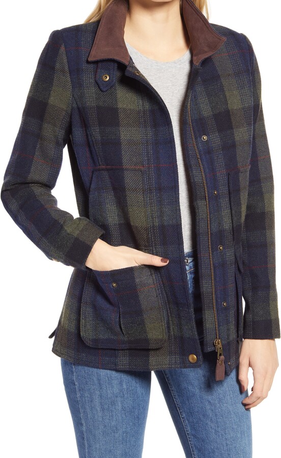 Joules Wool Blend Tweed Field Coat ShopStyle