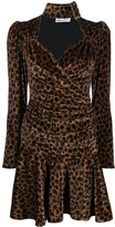 Thumbnail for your product : ATTICO Leopard Print Mini Dress