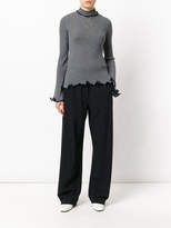 Thumbnail for your product : Stella McCartney ruffle trimmed turtleneck knit