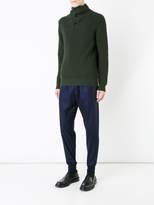 Thumbnail for your product : Kent & Curwen buttoned high neck jumper