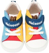 Thumbnail for your product : Mikihouse Logo Touch-Strap Sneakers