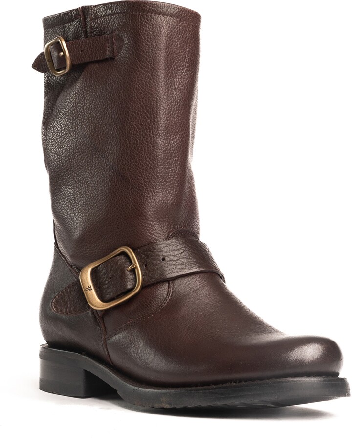 frye logo boots