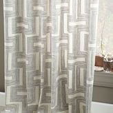 Thumbnail for your product : west elm Cotton Canvas Geo Lattice Curtain