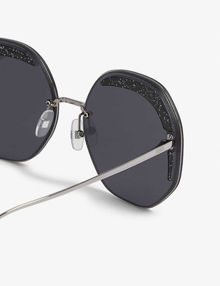 Fendi FF0358 irregular-frame sunglasses