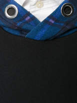 Thumbnail for your product : Givenchy plaid hood sweatshirt