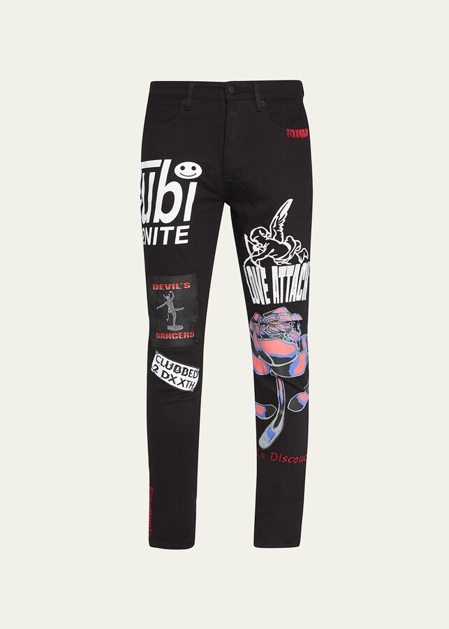 Ksubi Men's Van Winkle Rose Graphic Skinny Jeans ShopStyle