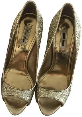miu miu glitter heels