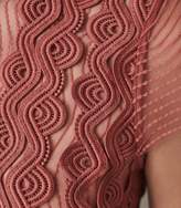 Thumbnail for your product : Reiss VERIANA LACE BODICE DRESS Pink