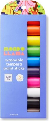 10ct Washable Tempera Paint Sticks - Mondo Llama™