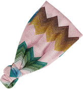 Thumbnail for your product : Missoni Metallic crochet-knit headband
