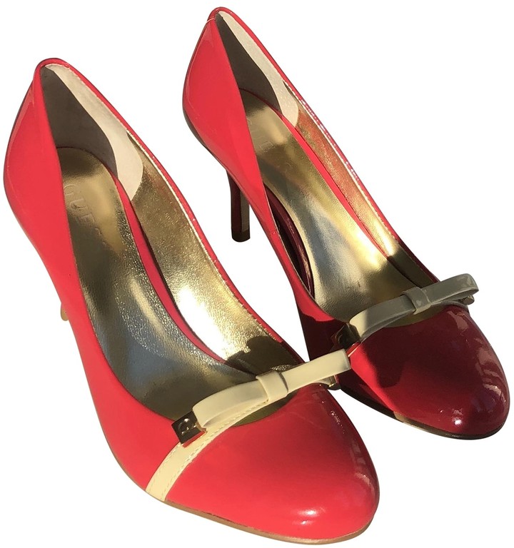 guess pink high heels