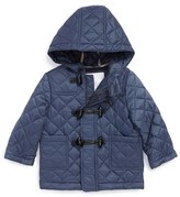 Thumbnail for your product : Burberry Quilted Hooded Coat (Toddler Boys)