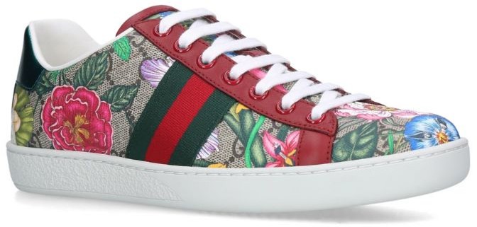 Gucci Gg Supreme Flora Ace Sneakers - ShopStyle