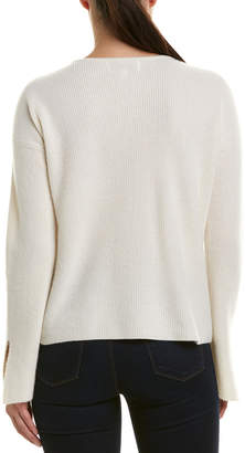 Design History Cashmere Lace-Up Sweater