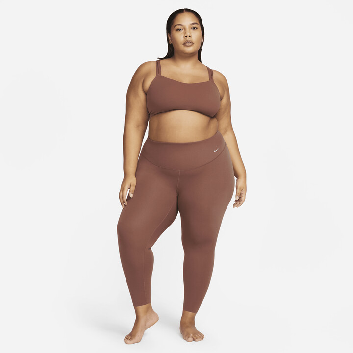 Nike Women's Zenvy Gentle-Support High-Waisted 7/8 Leggings in Brown -  ShopStyle Plus Size Pants