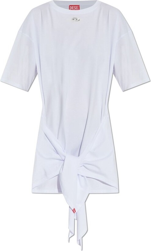 Diesel D-Eivor Tie Front T-Shirt Dress