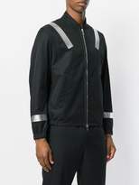 Thumbnail for your product : Neil Barrett stripe-detail bomber jacket