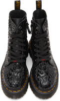 Thumbnail for your product : Dr. Martens Black X-Girl Edition Leopard Jadon Boots