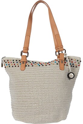 sak silverwood crochet shopper